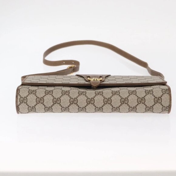 GUCCI GG Supreme Shoulder Bag PVC Beige Gold 904 02 050 Auth ep12421 - Picture 10 of 14